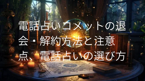 電話占いコメット　退会